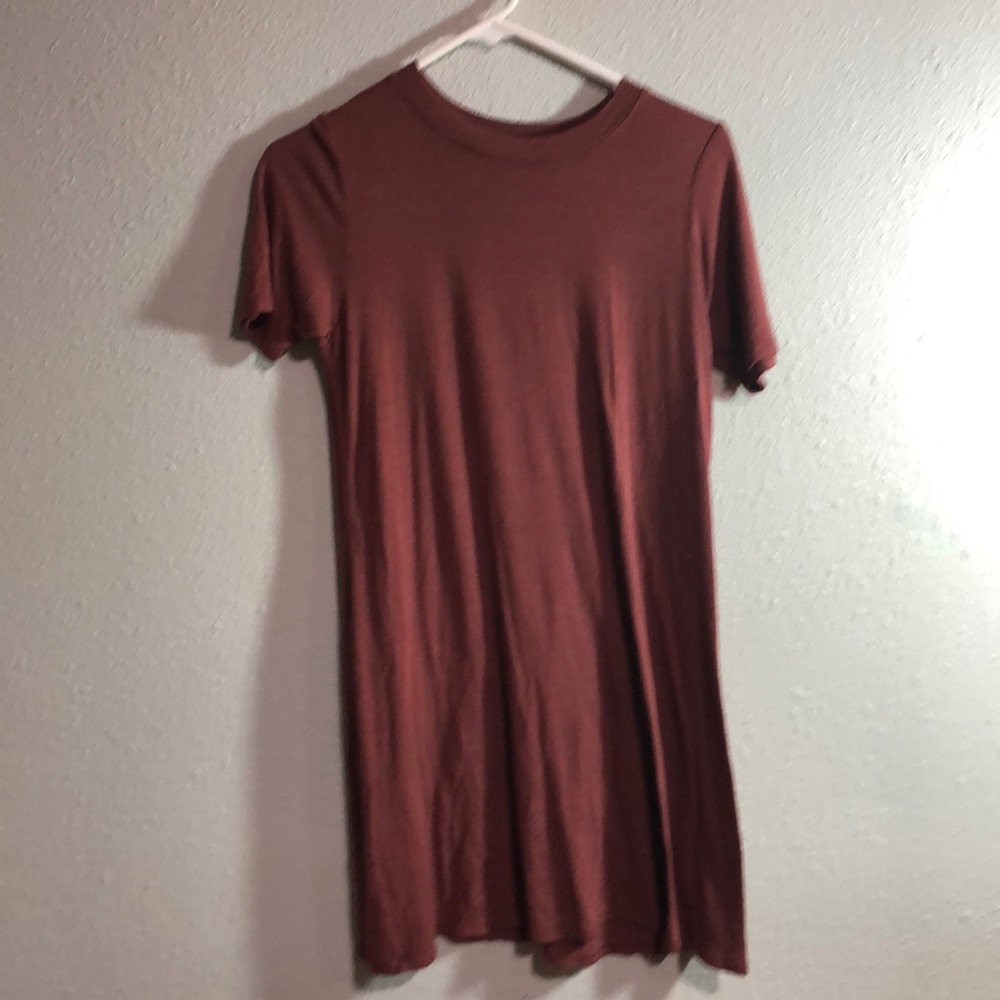 Casual T-shirt dress.